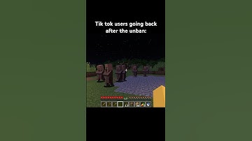 Tik tok unban #minecraft #minecraftshorts #minecraftmemes #shorts #funny #memes #gaming #tiktok #fyp