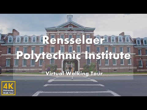 Rensselaer Polytechnic Institute (RPI) - Virtual Walking Tour [4k 60fps]