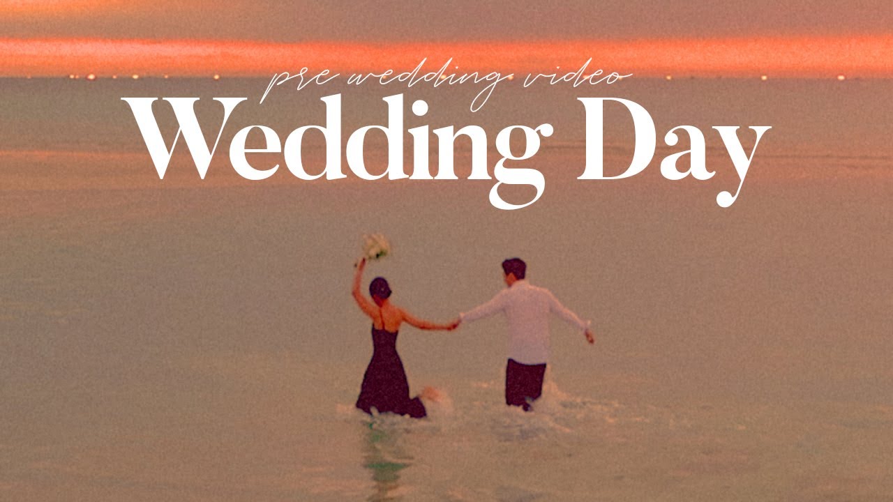 신부가 직접 만든 셀프 식전영상 💍🤍 (하객들의 칭찬 가득)