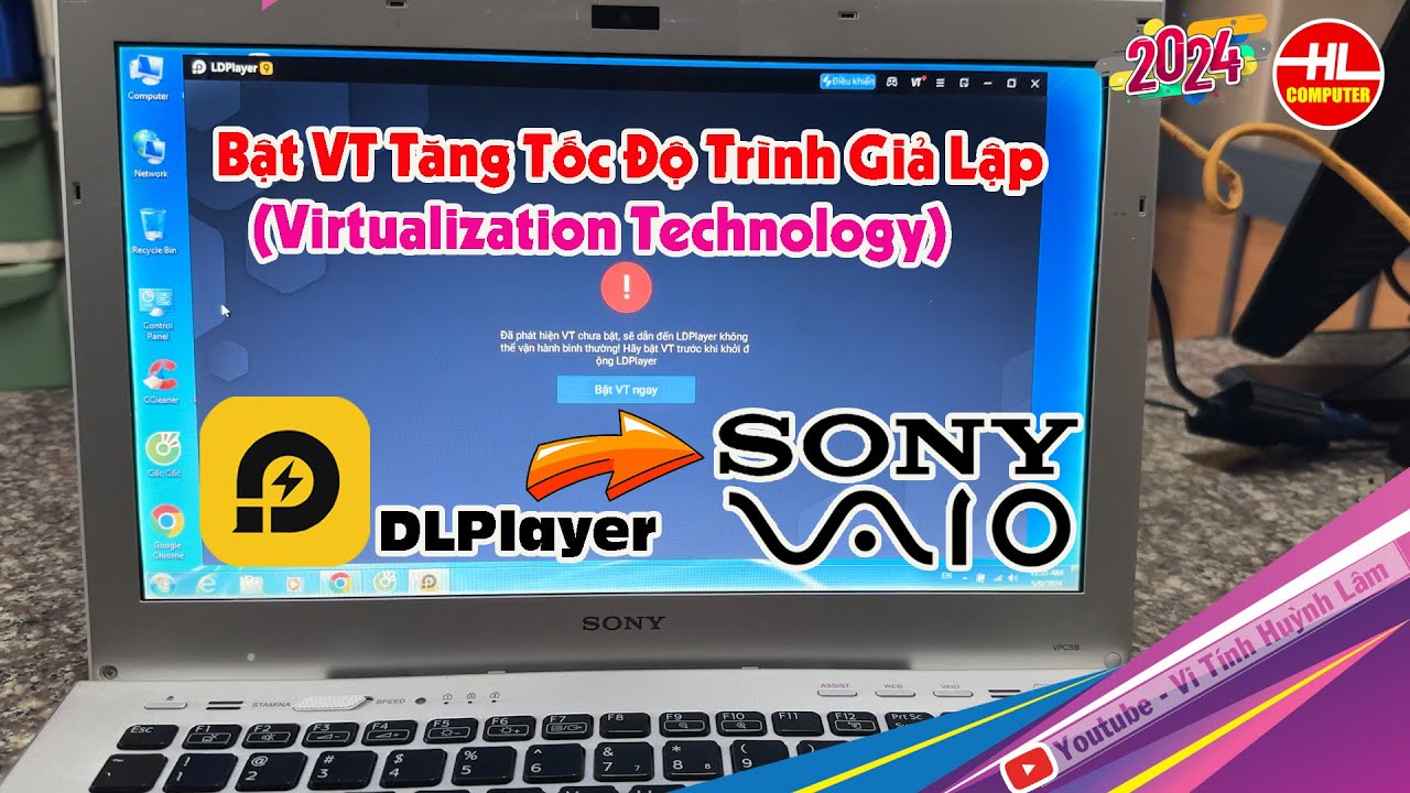 Hướng dẫn bật VT (Virtualization Technology) Cho Laptop Sony VPCSB