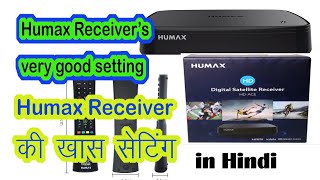 Humax receiver how to keep on continuously 100% working tricks settings easy step