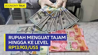 Download lagu KABAR BAIK!! Rupiah Menguat Tajam ke  Level Rp13.903/US$ | Economy Talk tvOne