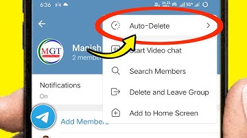Telegram group auto delete setting | What is auto delete setting in telegram group