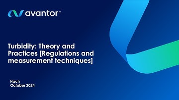 Turbidity  Theory and Practices Regulations and measurement techniques