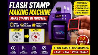 Flash Stamp Making Machine | Automatic Rubber Stamp Maker Machine