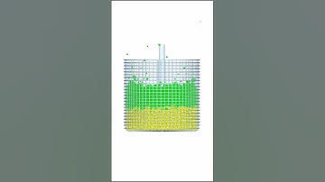 Mixer Simulation in Altair EDEM ♥️♥️♥️ #engineering #simulation #mechanicalengineering