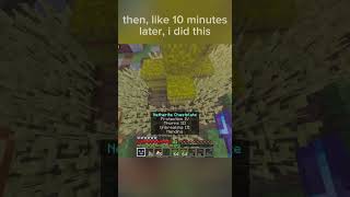 same session btw 😭🙏 #minecraft #fail