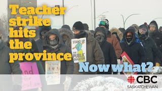 Saskatchewan teachers head to the picket line for one day strike - what now?