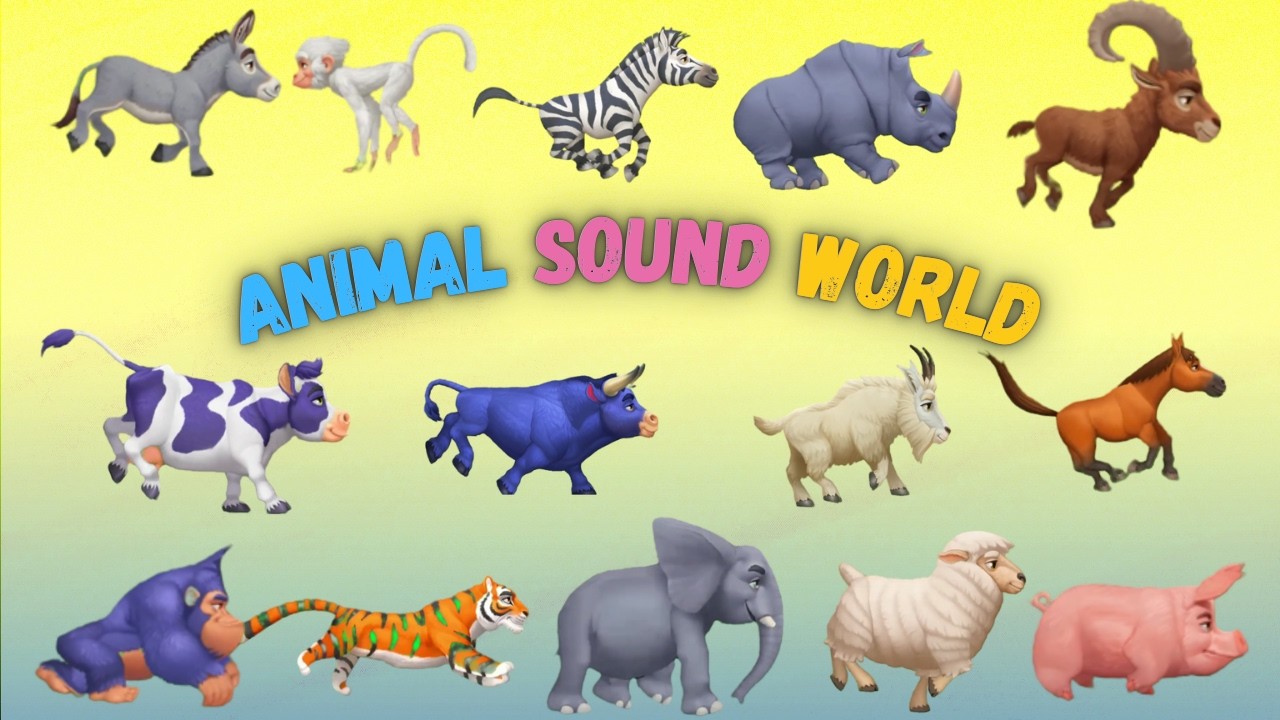 Zoo Animal Sounds Song for Kids | ABC Learn Zoo Animals & Sounds for Toddlers