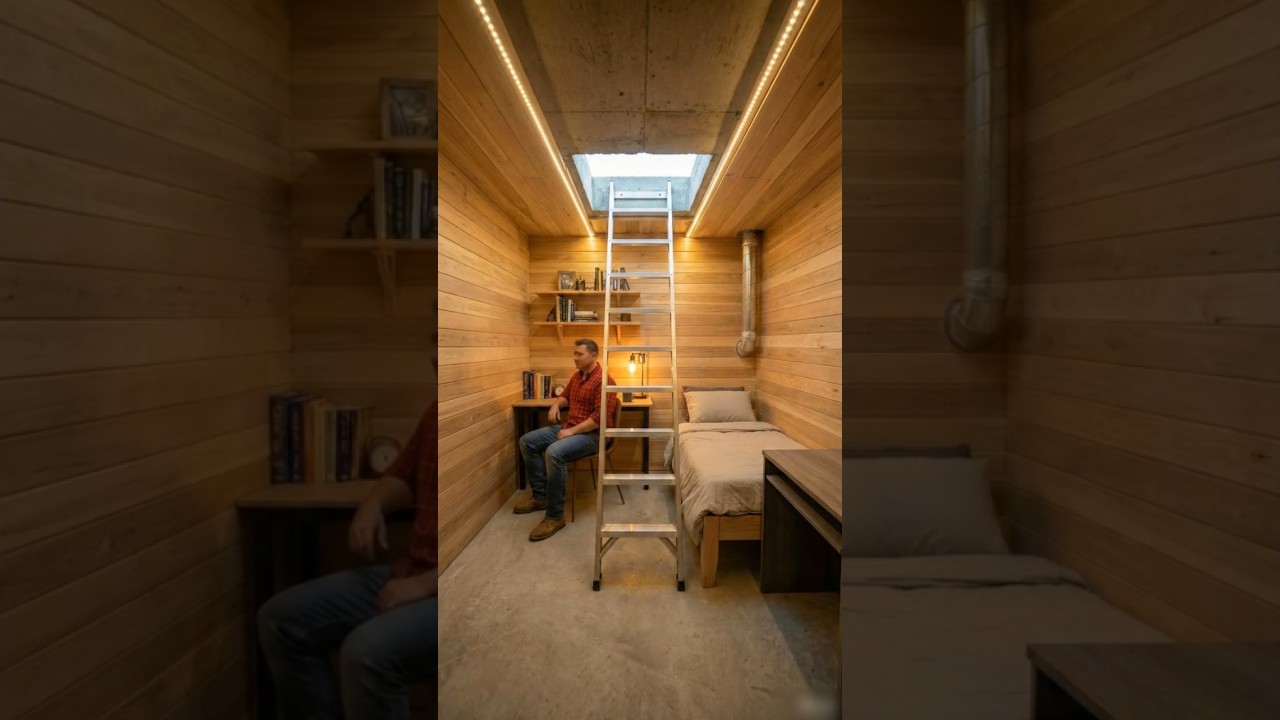 I Built a Secret Underground Bunker in My Backyard #shorts