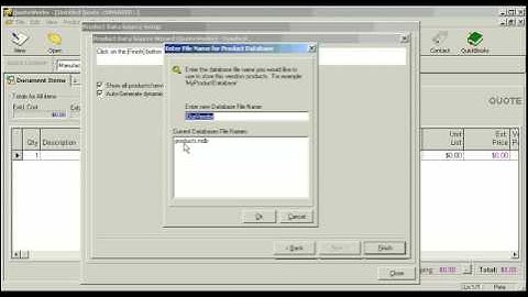 Setup Product Sources in QuoteWerks