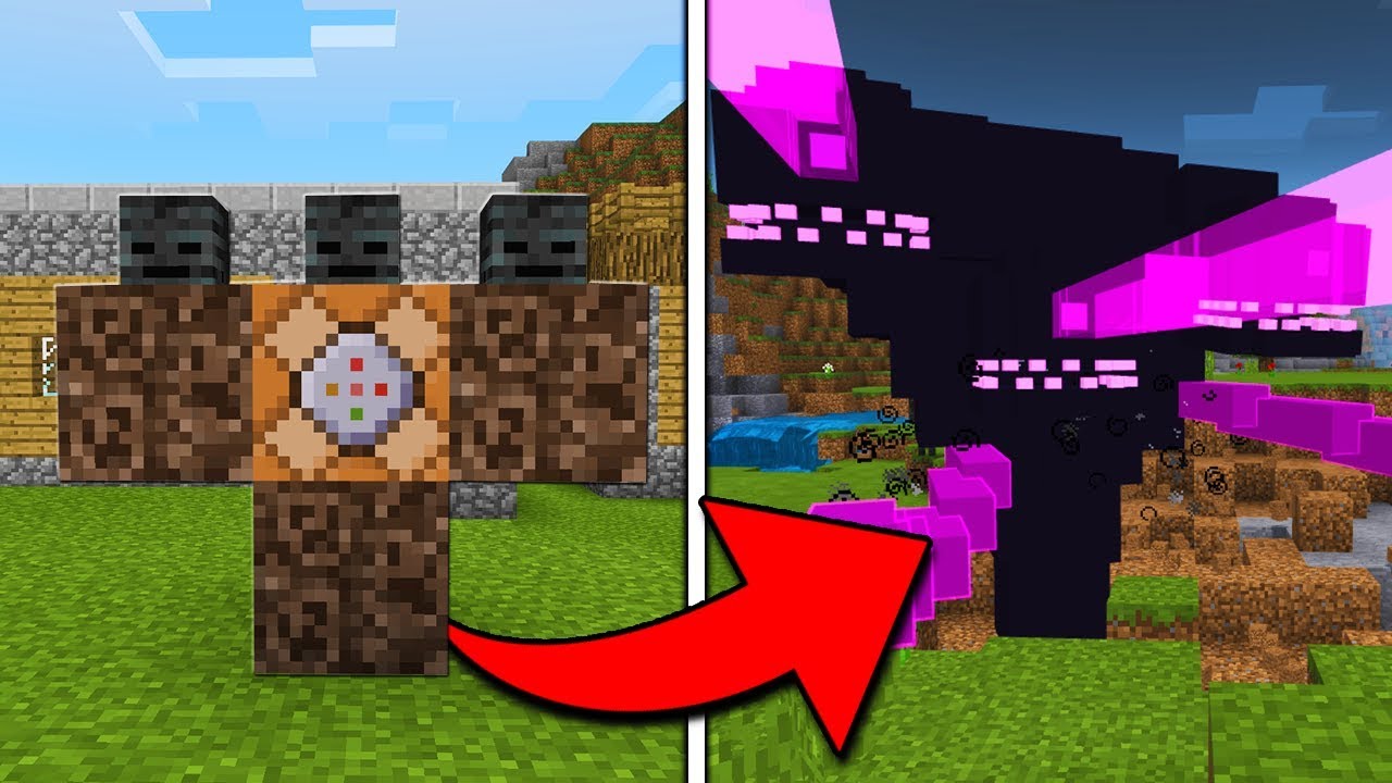 CREATING THE WITHER STORM MINECRAFT BOSS! 