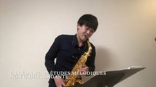 ブレマン　サクソフォンのための20の旋律的練習曲 第1巻 Alphonse Leduc:ブレマン/20の旋律的練習曲 第1巻/【1030765】/AL15801