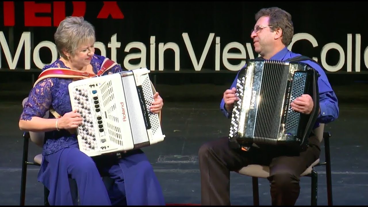 Accordion Duo | Elena and Gregory Fainshtein | TEDxMountainViewCollege