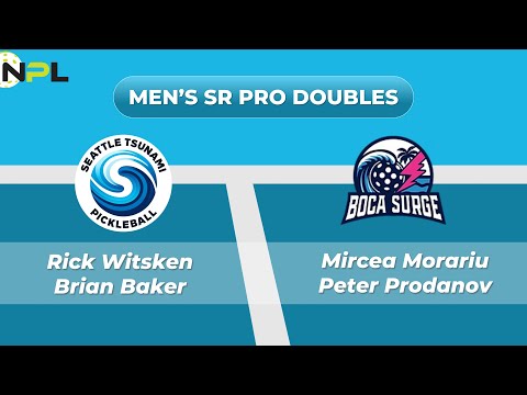 2025 NPL LA: Rick Witsken/Brian Baker vs. Mircea Morariu/Peter Prodanov
