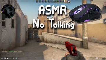 ASMR Gaming | CS:GO Dust 2 No Talking | Keyboard + Mouse Sounds 🎧