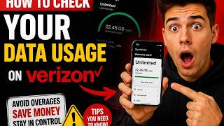 How to check your data usage on Verizon