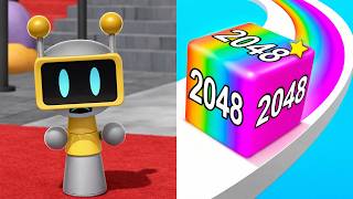 Spranky Survival vs Jelly Run 2048 All Levels Gameplay Android, iOS