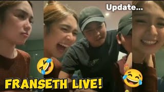 Franseth Instagram Live Today! Iba talaga kapag magkasama ang dalawa