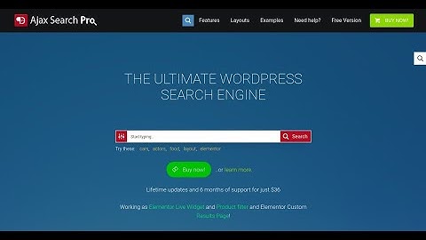 Ajax Search Pro- The Ultimate WordPress Search Engine