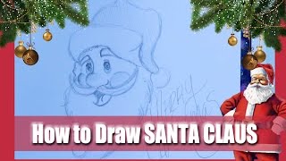 How To Draw Santa Claus A Christmas Doodle Tutorial For All Ages -