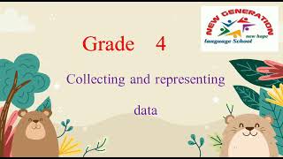 primary 4 collecting and representing data