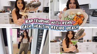 BARTENDING WITH ROMY + easy healthy recipe!!