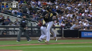 PIT@NYM: McCutchen flies out, plates Polanco