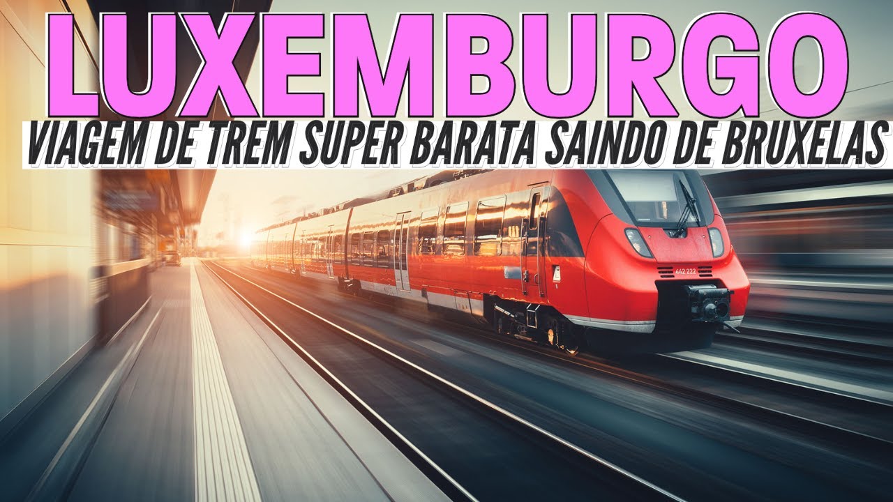 Из Брюсселя в Люксембург на поезде - TRAIN EUROPA