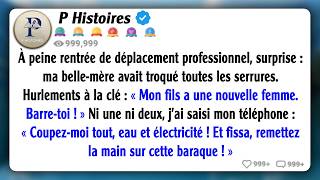 « Mon fils a déjà une nouvelle femme, dégage ! » a raillé ma belle-mère après avoir changé les...