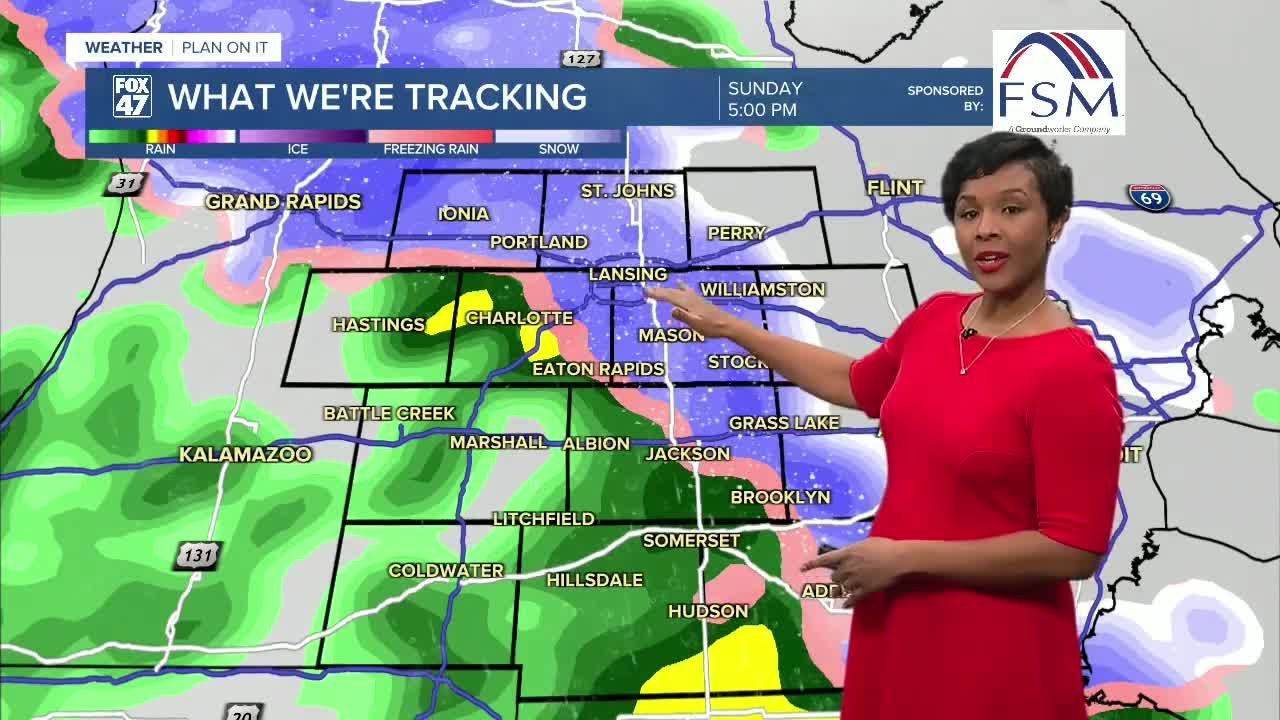 Colder temps and a wintry mix on the way - YouTube