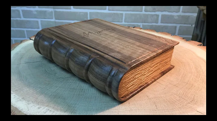 Unique wooden box in the form of a book!