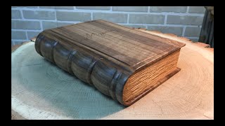 : Unique wooden box in the form of a book!