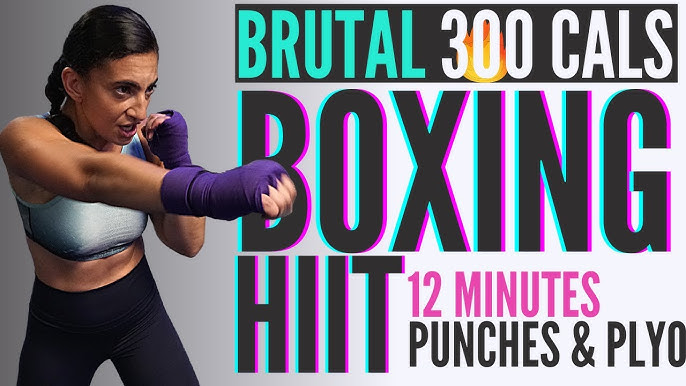 SWEATY 200 CALORIE BURN 10 Minute SHADOW BOXING Workout // SYLVIA NASSER 