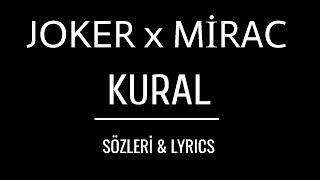 Joker x Mirac - Kural | (Sözleri & Lyrics) Resimi
