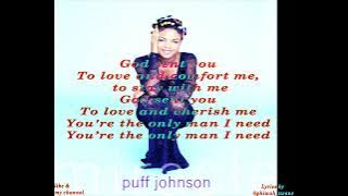 God Sent You_ by_ Puff Johnson(Lyrics)