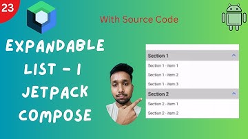 Expandable List in Jetpack Compose -  Make It Easy