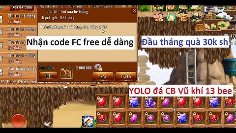Làng Lá Phiêu Lưu Ký | Nhận Code Fan Cứng free quá dễ ai cũng làm được - Yolo đá Bee | HTC game