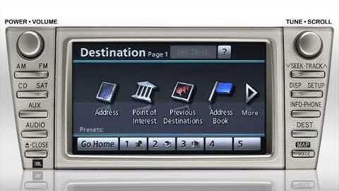 Navigation (delete a previous destination) Camry Toyota of Slidell