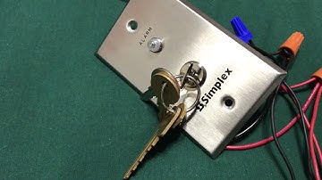 Demonstration Of My Simplex 2098-9806 Alarm Indicator/Key Switch