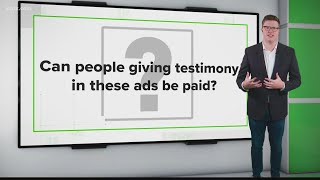 VERIFY: Yes, people can be paid for political ad testimonials