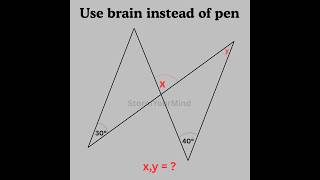 Basic mathematics Triangle problem algebra tricky problem #mathteacher #mathlover #mathfun #algebra