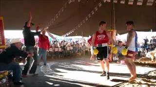 Outback Fight Club WAR ! - Levi Page fights Quilpie bloke - Birdsville  2016