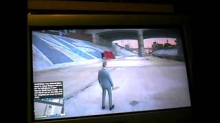 GTA 5 You're only supposed to blow the bloody doors off!