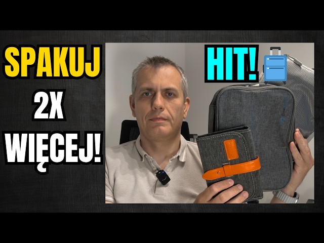 Jak spakować WIĘCEJ do walizki? 🧳 Test organizerów podróżnych i kompresyjnych Ciron!