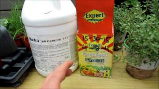 Understanding & Using Water Soluble Fertilizer: Organic 511 Fish Emulsion & 153015 Chemical Base