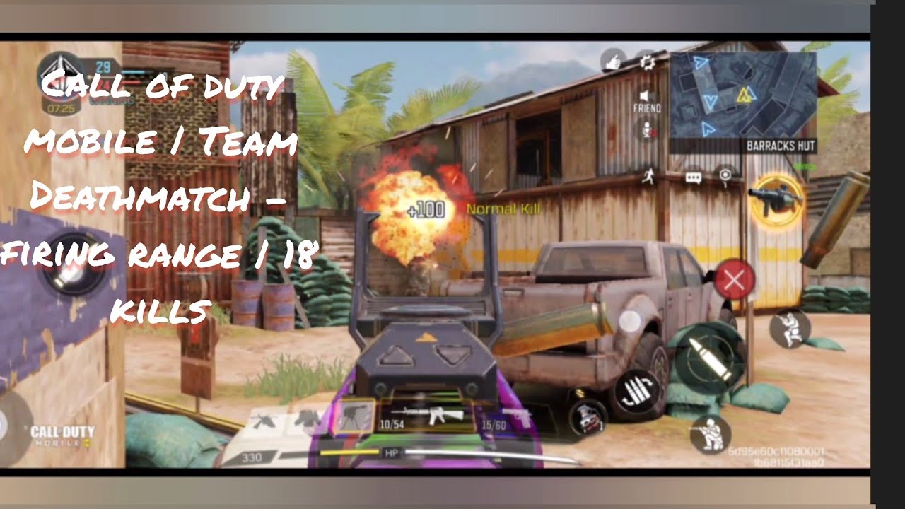 call of duty mobile Team Deathmatch Firing Range CoDM gameplay