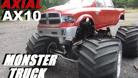 AXIAL RIDGECREST: Monster Truck Conversion