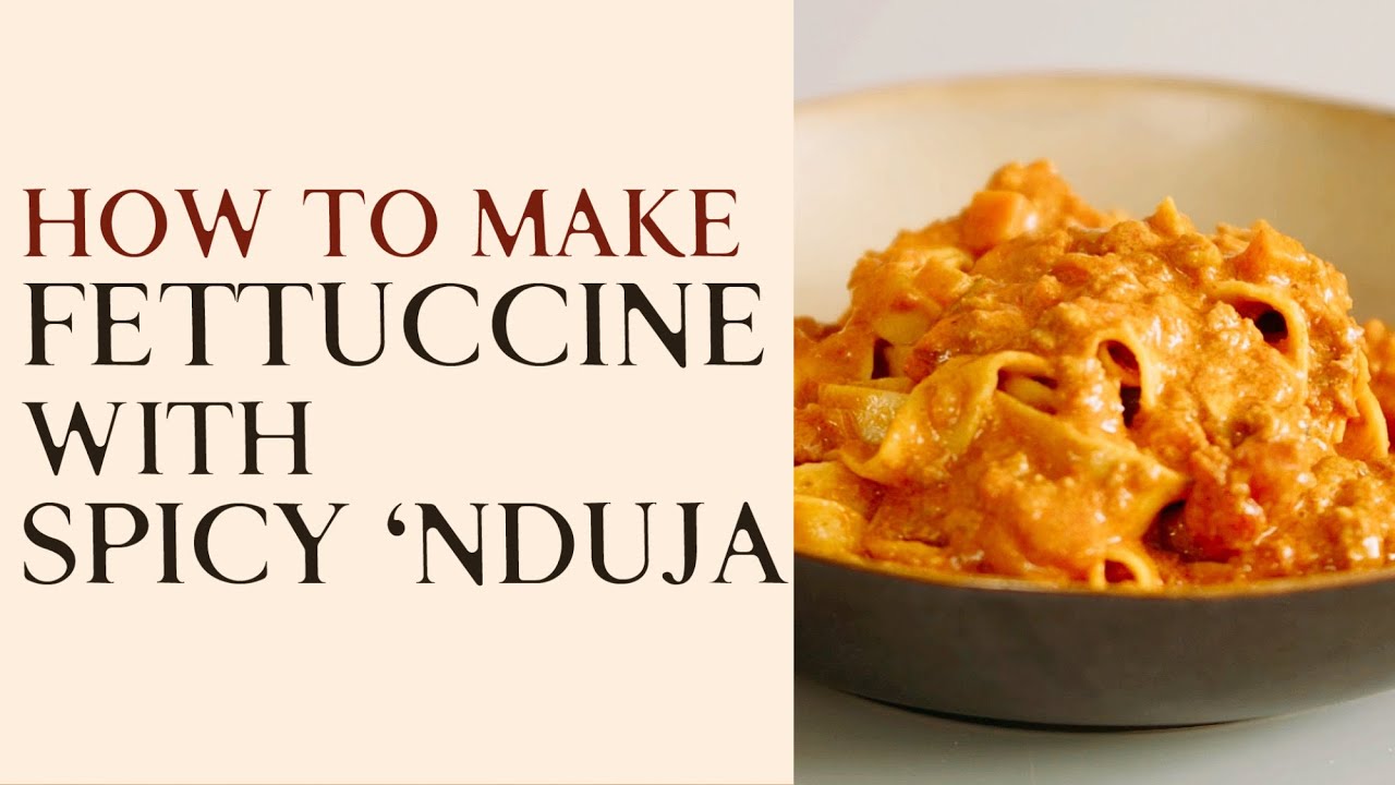 How to serve 'nduja with spaghetti with no nonsense. - Luca's Italy