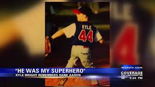 Kyle Wright remembers Hank Aaron